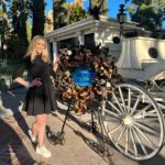 Greer Grammer Instagram - UM HI ITS OFFICIALLY ‘Halfway to Halloween’ and there is NO place I’d rather celebrate than at the haunted mansion 👻🎃 We all know how much I *LOVE* the holidays so when @disneyparks gave me the chance to celebrate in SPRING I couldn’t help but SCREAM! (ps don’t even get me started on how starstruck I was to see the right rope girl!!! 😍) (pss there’s actually nothing spookier than riding this ride with no one else on it 😬) #halfwaytohalloween #hostedbydisney