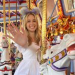 Greer Grammer Instagram - swipe for throwbacks, since it’s Thursday 😉➡️ Being a child of Southern California, Disneyland has always been my happy place. 🥰 So getting to recreate some of my FAVORITE childhood photos (yes, two of them being on the carousel 🙈 - baby Greer LOVED the carousel) while I was there for the creators celebration was SO incredibly special and just so, so fun. 💕💕💕 @disneyparks #hostedbydisney #disneycreatorscelebration #disneyland #throwbackthursday