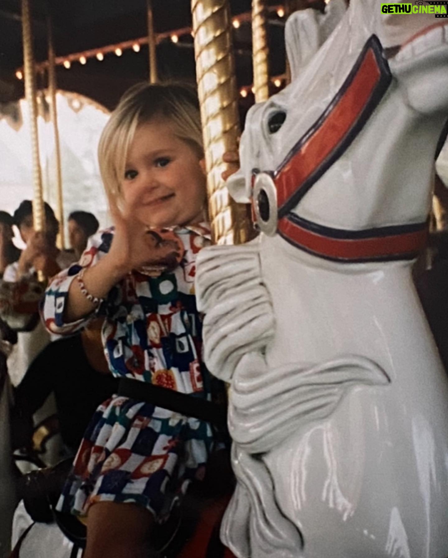Greer Grammer Instagram - swipe for throwbacks, since itβs Thursday πβ‘οΈ Being a child of Southern California, Disneyland has always been my happy place. π₯° So getting to recreate some of my FAVORITE childhood photos (yes, two of them being on the carousel π - baby Greer LOVED the carousel) while I was there for the creators celebration was SO incredibly special and just so, so fun. πππ @disneyparks #hostedbydisney #disneycreatorscelebration #disneyland #throwbackthursday