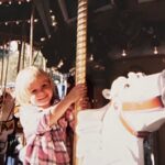 Greer Grammer Instagram - swipe for throwbacks, since it’s Thursday 😉➡️ Being a child of Southern California, Disneyland has always been my happy place. 🥰 So getting to recreate some of my FAVORITE childhood photos (yes, two of them being on the carousel 🙈 - baby Greer LOVED the carousel) while I was there for the creators celebration was SO incredibly special and just so, so fun. 💕💕💕 @disneyparks #hostedbydisney #disneycreatorscelebration #disneyland #throwbackthursday