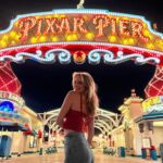 Greer Grammer Instagram - swipe to see wall-e be a FLIRT 🤭💕🪐 I’ve been so overwhelmed with what to share first from my INCREDIBLE week at the Disney Creators Celebration!! Settled on one of my FAVORITE highlights from the trip - the Pixar Pier after hours event! After DCA closed, we got to run around Pixar Pier and meet our favorite Pixar characters and ride our favorite rides (over and over and over again 🙈). Thank you to @disneyparks for this incredible, once in a lifetime experience that I will never forget. Seriously still on such a high from this night and this trip. And TRUST there is SO much more where this came from and I cannot WAIT to share it all with you!! #disneycreatorscelebration #hostedbydisney #disneyparks #disneyland #dca #pixarpier #disney