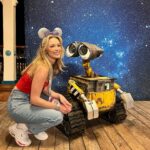 Greer Grammer Instagram - swipe to see wall-e be a FLIRT 🤭💕🪐 I’ve been so overwhelmed with what to share first from my INCREDIBLE week at the Disney Creators Celebration!! Settled on one of my FAVORITE highlights from the trip - the Pixar Pier after hours event! After DCA closed, we got to run around Pixar Pier and meet our favorite Pixar characters and ride our favorite rides (over and over and over again 🙈). Thank you to @disneyparks for this incredible, once in a lifetime experience that I will never forget. Seriously still on such a high from this night and this trip. And TRUST there is SO much more where this came from and I cannot WAIT to share it all with you!! #disneycreatorscelebration #hostedbydisney #disneyparks #disneyland #dca #pixarpier #disney