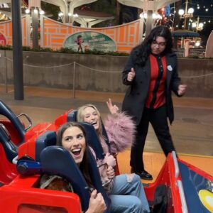 Greer Grammer Instagram - swipe to see wall-e be a FLIRT 🤭💕🪐

I’ve been so overwhelmed with what to share first from my INCREDIBLE week at the Disney Creators Celebration!! Settled on one of my FAVORITE highlights from the trip - the Pixar Pier after hours event! After DCA closed, we got to run around Pixar Pier and meet our favorite Pixar characters and ride our favorite rides (over and over and over again 🙈). 

Thank you to @disneyparks for this incredible, once in a lifetime experience that I will never forget. Seriously still on such a high from this night and this trip. And TRUST there is SO much more where this came from and I cannot WAIT to share it all with you!! #disneycreatorscelebration #hostedbydisney #disneyparks #disneyland #dca #pixarpier #disney