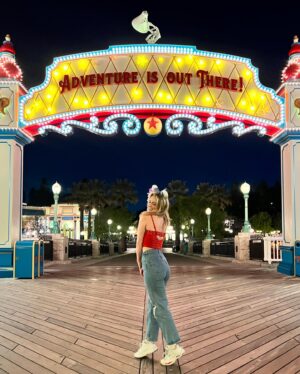 Greer Grammer Instagram - swipe to see wall-e be a FLIRT 🤭💕🪐

I’ve been so overwhelmed with what to share first from my INCREDIBLE week at the Disney Creators Celebration!! Settled on one of my FAVORITE highlights from the trip - the Pixar Pier after hours event! After DCA closed, we got to run around Pixar Pier and meet our favorite Pixar characters and ride our favorite rides (over and over and over again 🙈). 

Thank you to @disneyparks for this incredible, once in a lifetime experience that I will never forget. Seriously still on such a high from this night and this trip. And TRUST there is SO much more where this came from and I cannot WAIT to share it all with you!! #disneycreatorscelebration #hostedbydisney #disneyparks #disneyland #dca #pixarpier #disney
