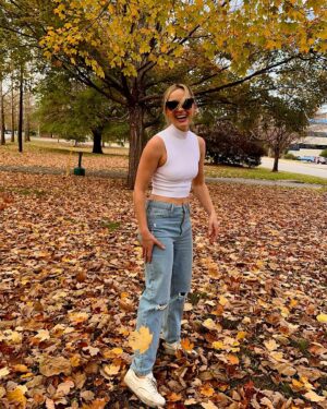 Greer Grammer Instagram - spotted: california girl getting a glimpse of fall 🍂