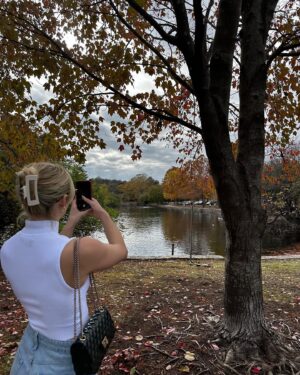Greer Grammer Instagram - spotted: california girl getting a glimpse of fall 🍂