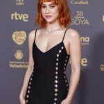 Greta Fernández Instagram - Goyas 2024 🖤 gracias @academiadecine por una noche preciosa wearing @maisonvalentino ❤️ @rabatjewellery styled by @marcforne grooming @davidbeauty_ @chanel.beauty