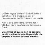 Greta Scarano Instagram – Chiediamo un cessate il fuoco permanente e una soluzione politica!
Leggi il nostro appello: firma anche tu al link che trovi nella bio e condividilo con quante più persone possibile. @emergency.ong 
@mediterranearescue @assopacepalestina 
@laboratorioebraicoantirazzista