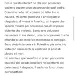 Greta Scarano Instagram – Ho tradotto questo articolo di @eveensler per il @guardian. Penso che molte persone si ritroveranno nelle sue parole e volevo condividerle qui per chi non lo avesse letto. 

#CEASEFIRE ☮️