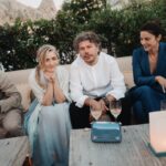 Greta Scarano Instagram - Grazie @giorgioarmani per questi giorni di spensieratezza Ps: più di tutto, grazie per averci fatto trovare il biliardino, io e @barbara_ronchi_ abbiamo davvero apprezzato 💙✨💙 Foto di @lucaspossiede #giorgioarmanimare