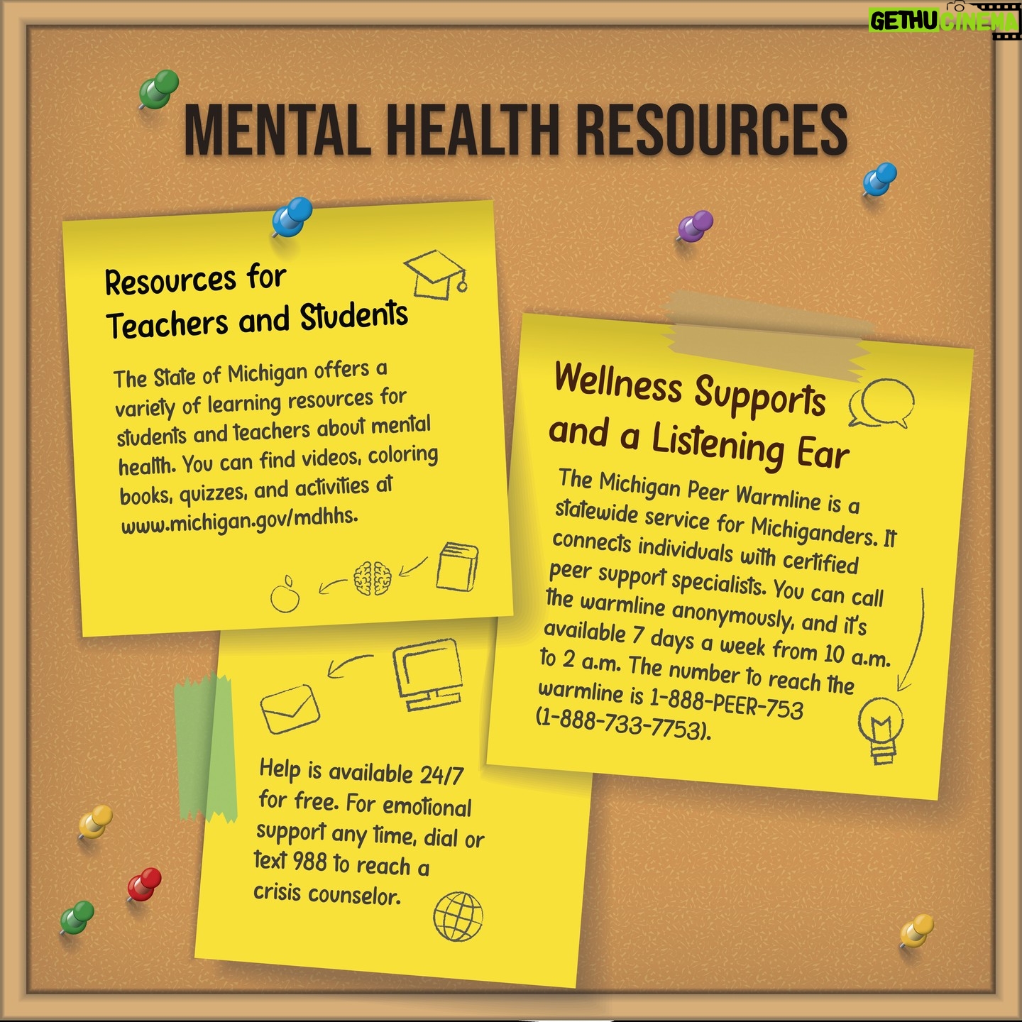 Gretchen Whitmer Instagram - Growing up can feel unfamiliar and scary. That’s why it’s important we get kids and teens the mental health support they need. This Mental Health Awareness Week, we’ve got some tips and resources from the Stay Well program to help Michigan’s kids stay happy and healthy.