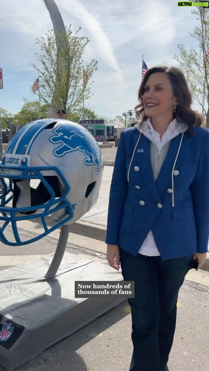 Gretchen Whitmer Instagram - Detroit is showing up and showing out for the 2024 NFL Draft. We’re putting the world on notice and we’re proud to tell our story to the entire nation #OnePride