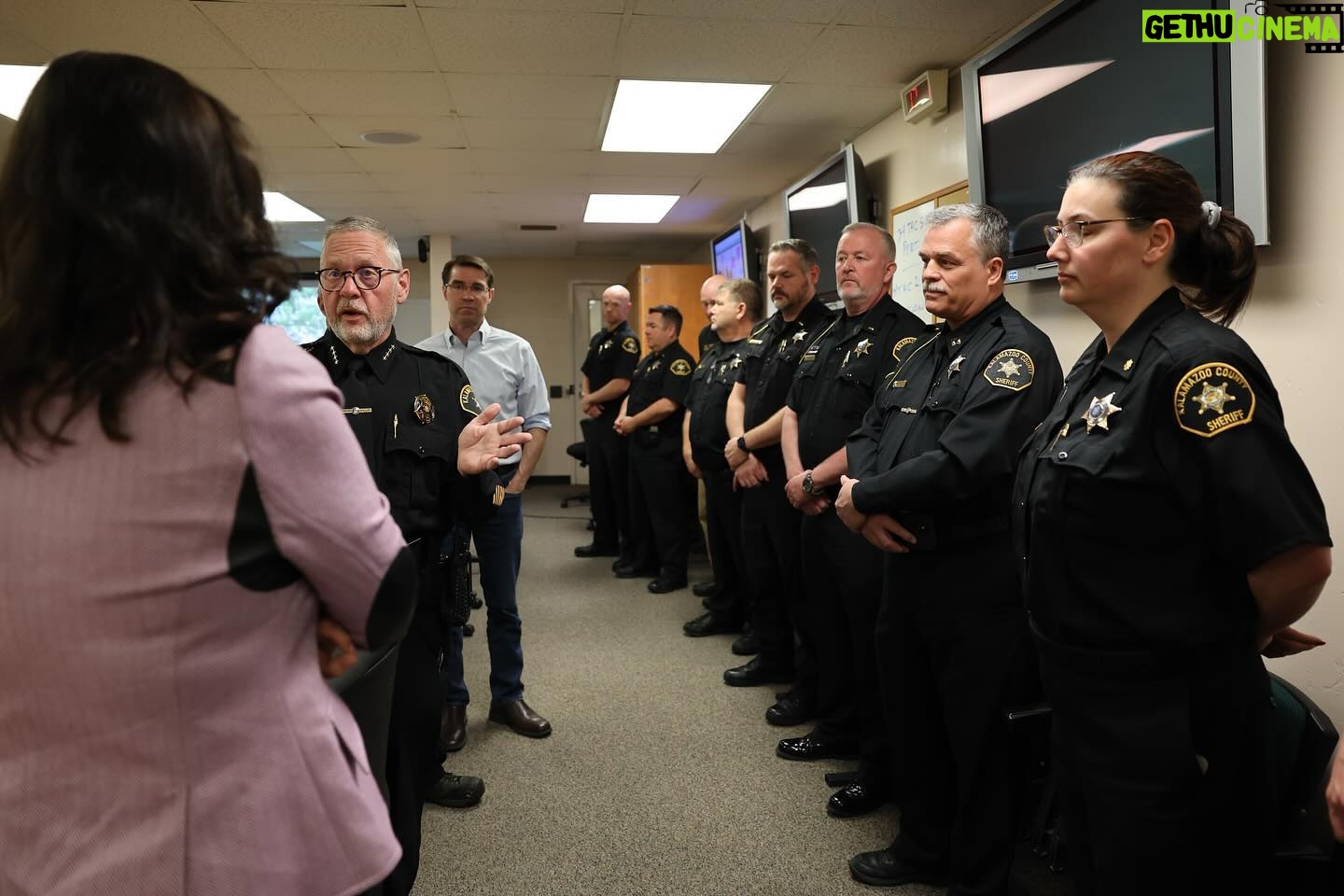 Gretchen Whitmer Instagram - Today, I visited southwest Michigan to offer support to those impacted by last night’s severe weather. Together with our hardworking first responders, we will continue to assess the damage, provide resources to communities, and help Michiganders recover.