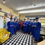 Gretchen Whitmer Instagram - I’ve spoken at quite a few commencements, but this is truly one-of-a-kind. Bela, Makayla, Izzy, Derby, Avery, Christian, Mathew, Katie, and Joseph are a tight-knit class of nine, and I wish you all success as you each take the next step in your journey 🎓