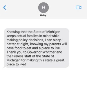 Gretchen Whitmer Instagram - 💌