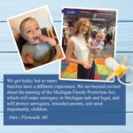 Gretchen Whitmer Instagram - The Michigan Family Protection Act is for people like Alex and Alan. Surrogacy was the only way for them to start a family, and these new laws will make surrogacy an easier, more accessible option for people who want to start or grow their families here in Michigan.
