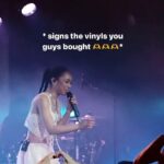 Griff Instagram – I love singing this song with you guys. I love how unhinged *that’s Mexico* is getting. love that you bought your vinyls to the show . Love love love