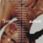 Griff Instagram - so second bit of news ... I’M TAKING THIS ALBUM ON A WORLD TOUR. Dates so far are on this poster!!! UK, Europe, Australia and New Zealand you can access presale tickets by preordering the album now on my website. Friends in US and Canada, you can access pre-sale tickets by texting me (link in bio!!) Pre-sale tickets go live on Tuesday 30th April at 10am wherever you are and general sale for everyone will be on Friday 3rd May! Put it in your diaries <3 Come and join me, I can’t wait to see you all there!! Ly so much! Griff x