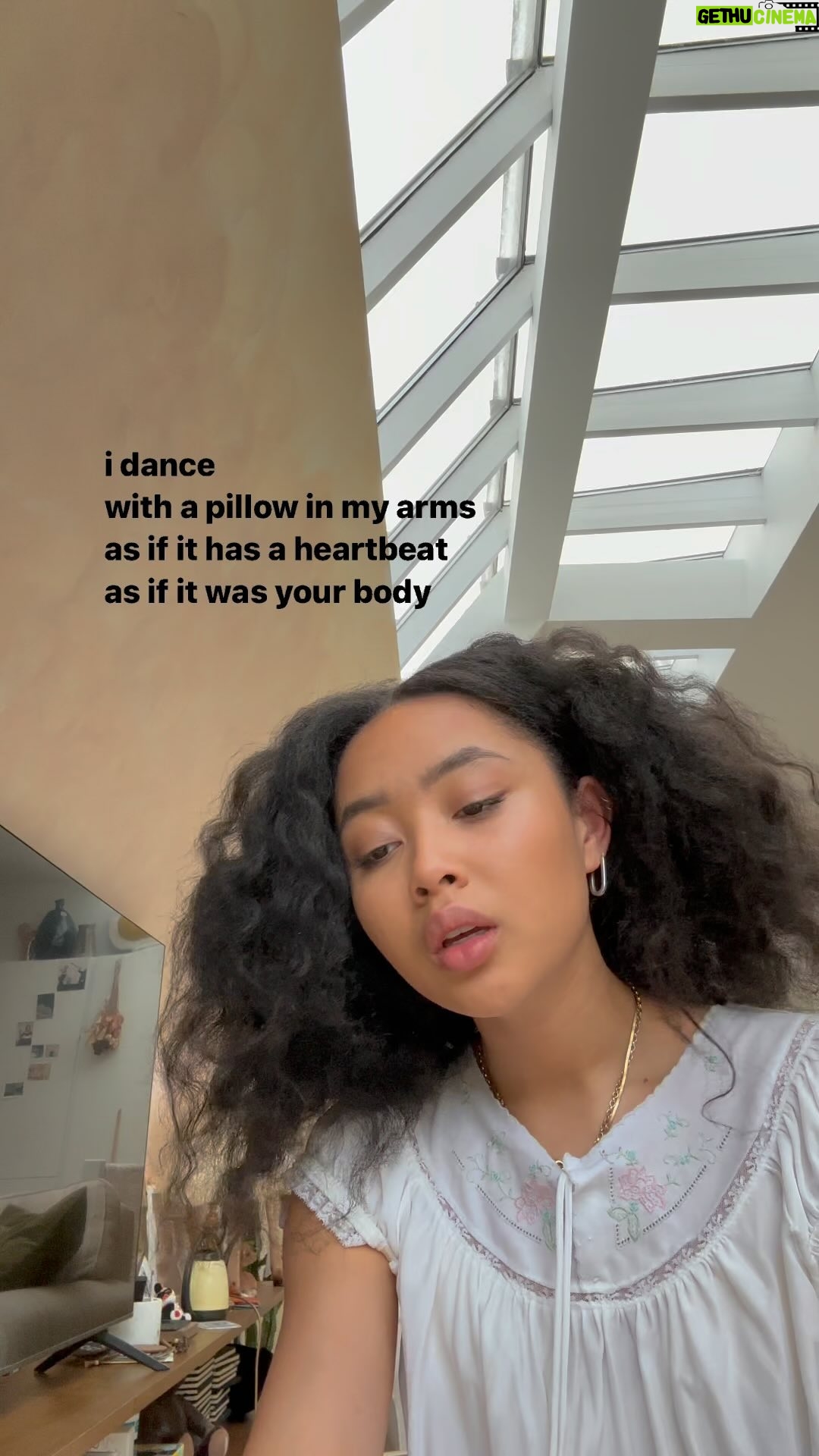 Griff Instagram - pillow in my arms has been yours for a week already 🥲 hope you’ve liked it xx