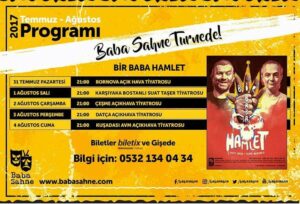 Günay Karacaoğlu Instagram - "Bir Baba Hamlet" yanınıza geliyor, hazır mısınız? 
#BabaSahne #ŞevketÇoruh #MuratAkkoyunlu
#Turne #İzmir #Bornova #Karşıyaka #Çeşme #Datça #Kuşadası #Tiyatro #Açıkhava
www.babasahne.com