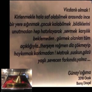 Günay Karacaoğlu Instagram - Ödülüm var barıştan...çok yazasım var  susarak...barış'ım seni çok seviyorum.