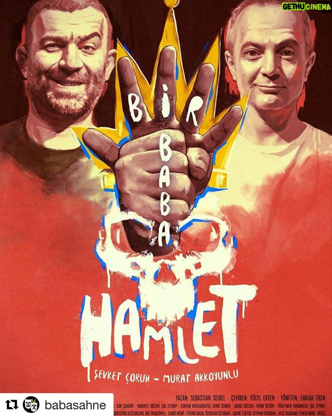 Günay Karacaoğlu - 704 Likes - Veeeee HAMLET. 19 mayısta perde diyor,biletler babasahne.com ve gişemizde.