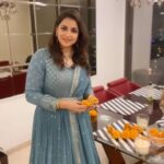 Gurdeep Kohli Instagram - Choti Diwali ki Badi Subhkamnaye🪔🪔🪔🪔 Hope everyone is having a blast🎉🎉🎉🎉 #HappyDiwali #festivals #indianwear #indianactress @pannasareesofficial