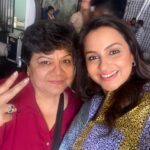 Gurdeep Kohli Instagram - When work is fun you only make memories❤️🤗 Thankyou @sarita_didi @seap_films @amitsomvanshi #adshoot #juntohomeappliances #workworkwork