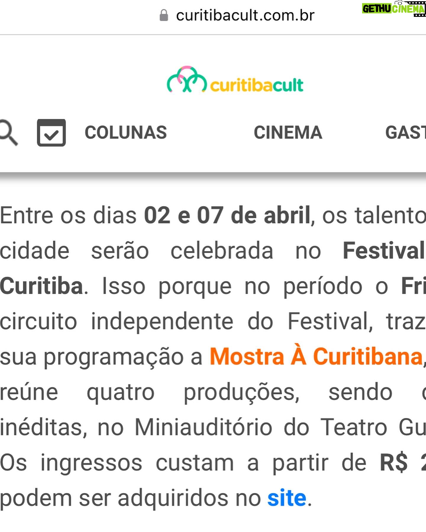 Guta Stresser Instagram - Matéria que saiu na Curitiba Cult sobre a nossa mostra!! COMEÇA *HOJE* COM “OS ANALFABETOS” Curitibanize-se Vem pra MOSTRA À CURITIBANA no @festivaldecuritiba Link para Ingresso na nossa bio @ciaacuritibanaportatil 🫀 #osanalfabetos #osanalfabetos_apeca #teatro🎭 #arte #cultura