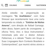Guta Stresser Instagram – Matéria que saiu na Curitiba Cult sobre a nossa mostra!!

COMEÇA *HOJE* COM “OS ANALFABETOS”

Curitibanize-se
Vem pra MOSTRA À CURITIBANA no @festivaldecuritiba 

Link para Ingresso na nossa bio
@ciaacuritibanaportatil 

🫀

#osanalfabetos #osanalfabetos_apeca #teatro🎭 #arte #cultura