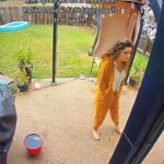 HAVEN Instagram - with a tail & BAREFOOT🦁😅😅 song: “anxiety is my boyfriend”