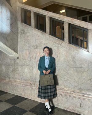 Ha Yeon-soo Instagram - 撮影現場の思い出。
皆さん、今日のトラつばもご覧いただけましたか？
#虎に翼 #崔香淑 🐯