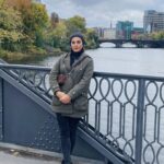 Hadiseh Tehrani Instagram - . این همه واژه و من از سکوت لبریزم حوالی این ساعت‌های بارانی جای زیادی برای رفتن ندارم غیر از آغوش تو یا کوچه پس کوچه‌های این شهر غریب . . #باران #rain #rainbow #berlin #hadisehtehraniofficial #actress