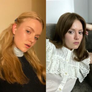 Hadley Robinson Instagram - Jeanie transformation: nose / hair / eyes / nails