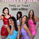 Hailee Keanna Lautenbach Instagram - @modelhousemovie girlies taste in men~ do you agree or disagree with any of these and HAVE YOU WATCHED MODEL HOUSE YET?! #thisorthat #yesorno #armsorabs #blondeorbrunette #modelhouse #modelhousemovie #models #versace #versaceshoot #90sversace #modelsdate