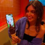 Hailee Keanna Lautenbach Instagram - RUNAWAY ICE CREAM!!! Why I decided to mini vlog dinner is beyond me but this mem gives me joy, my mom and sis add yearssss onto my life with all the laughter. Breakdown abbey hadn’t slept in a night, idk what was wrong w me but I was being an airhead, and mother was all too excited about an ice cream machine?? Also heavy handed is becoming a haunt for abbey and I 🍔💞🍟 Heavy handed, Ventura Blvd, pop flex, black baggy jeans, extra wide hip jeans, low rise baggy, cropped hoodie, crop zip up, half up hair, messy hair, LA foodies, LA burger, best burger,