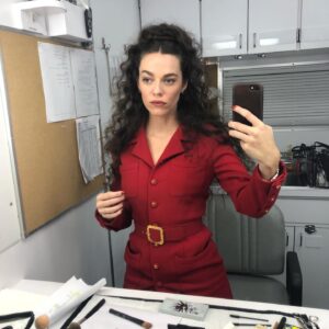 Hailey Gates Instagram - uncut gems make-up notes. considering perm.