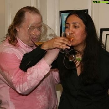Hailey Gates - 2.1K Likes - Jonathan Gold and Laurie Ochoa celebrating the day he won his Pulitzer🌸🖤🌸