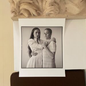 Hailey Gates Instagram - How great is this portrait of Shawkat and I by @brigittelacombe ??