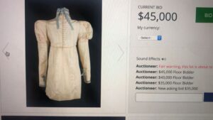 Hailey Gates Instagram - Going twice. Sharon Tate’s wedding dress.