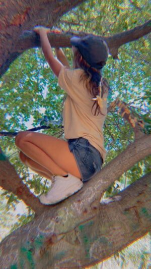 Haley Pullos Instagram - a hales in her natural habitat 🐒