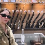 Haley Bennett Instagram - I am an action star now, feels very good, handling firearms is a huge responsibility. So here I am. Tactical training cont. Safety first.