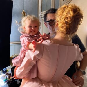 Haley Bennett Instagram - Joe and I had the privilege of making the musical “Cyrano” with an incredible group of filmmakers on the island of Sicily alongside MGM and Working Title Films. Cyrano was made and released during Covid. 

My journey with the project, which began as a developmental stage production, and I as a volunteer to read as Roxanne. It was a week long, intimate workshop in New York City.  Erica Schmitt the writer/director conducting the very modern stage adaptation of Cyrano de Bergerac. Members of the band The National were also in the room developing original music for the piece. As was Peter Dinklage, Erica’s husband, reading as Cyrano. 
After that week long exploration, I was truly shocked to be asked by director, Erica, to be a part of the stage production at Goodspeed theatre in Connecticut the following year. 
The musical continued to do a run off Broadway, which I was deeply disappointed not to be a part of, but I had just given birth to my daughter. 
Amazingly, Joe had seen the Goodspeed production,  he absolutely loved it. Wept through the whole thing each time. After having seen the production multiple times, he invited several studio executives to see it, who mutually loved it.
The next thing I knew, we were making a major motion picture. There were SO many logistical challenges,  but that didn’t stop us from making the film with love, with so many people we love, including our three -year-old, darling Virginia. Joe says that maybe the whole thing was rushed and we should’ve indeed waited. Maybe the timing was off, but it was one of the greatest experiences of my life. I think it brought people a lot of joy and will continue to do so. 

Such an vivid evolution to me, from woman-child to woman to mother. Understanding my worth, living my truth, and learning to trust myself. I am still growing, listening, reaching, and often feel I am getting it all wrong. When I doubt myself and start to feel like I am blowing in the wind, I remind myself of these experiences, and how far I have come. As a person and a creative entity. I am so grateful to be here, to be alive, to express myself, whatever state I am in.