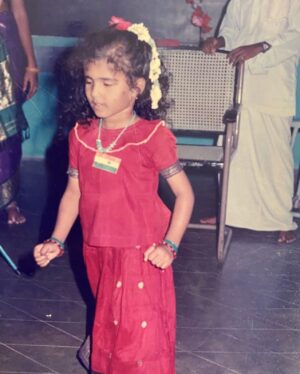 Halitha Shameem Instagram - B'coz I got reminded of the பட்டு பாவாடை days 🌻
