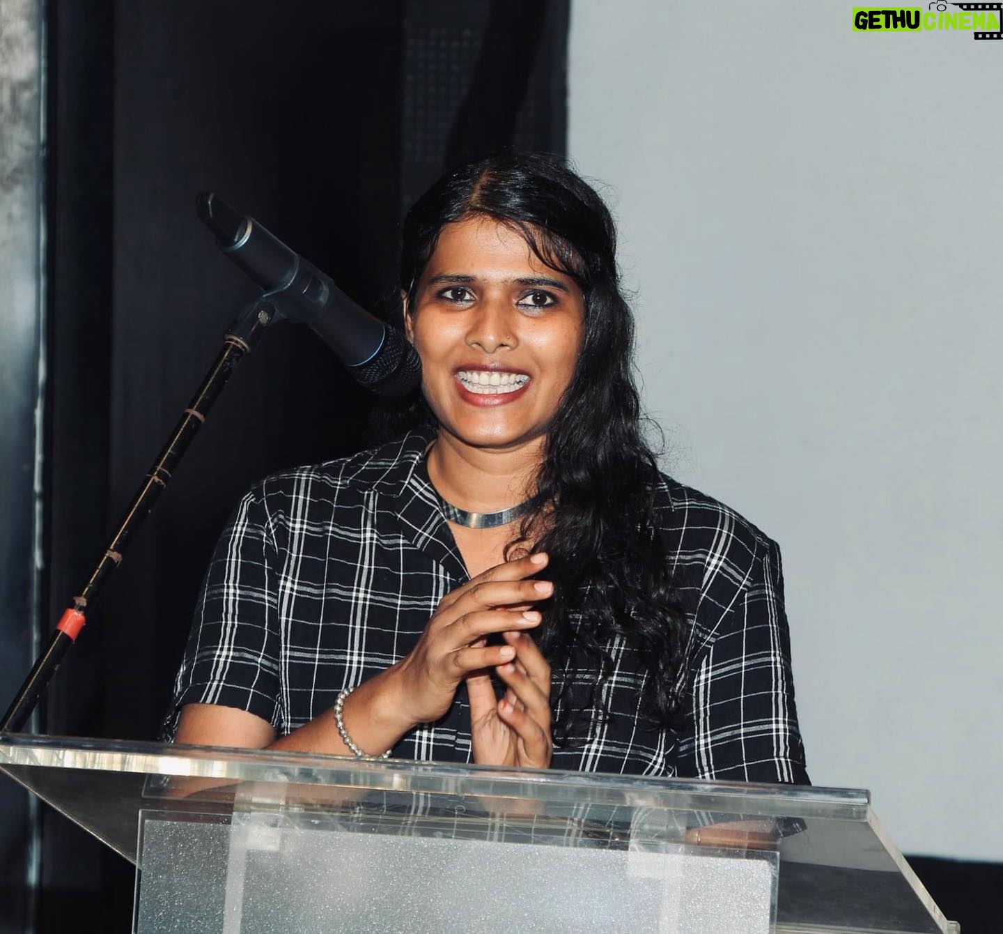 Halitha Shameem - 1.9K Likes - ICAF's screenings in chamber theatre is where I spent most of my time during college years. Always a pleasure to be at ICAF and meet Thangaraj sir. @icaf_chennai