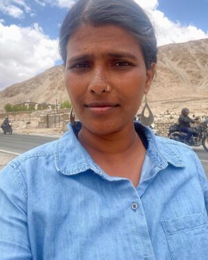 Halitha Shameem Instagram - Weather-beaten face, back in Ladakh while we were filming Minmini. 
Update on the film: Background score is underway. 😇