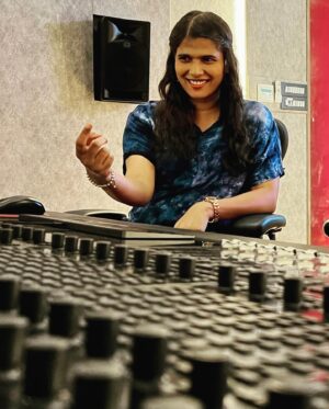 Halitha Shameem Instagram - The composer I've been working with for #Minmini has kept me in a state of trance for quite sometime. How many times did I catch myself smiling, blushing because great music has that tendency to do so! It keeps you happy! 
And who is this composer? Give us a day, please! :)