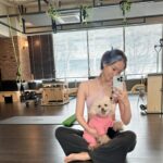 Han Seung-yeon Instagram - #pilates 오랜만에 누비랑-! 어쩌다보니 또 핑크세트 #love #pink
