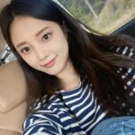 Han So-eun Instagram - 🖤💜🧡