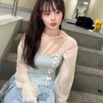 Han Su-ah Instagram - 아카라카 💙🤍💧